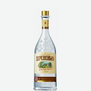 Водка Солнечная Деревенька На Солодовом Спирте 40% 0,5л